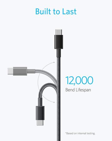شاحن أنكر USB C نانو II 65 واط لأجهزة متعددة مع كابل أنكر USB C للشحن السريع in Saudi Arabia