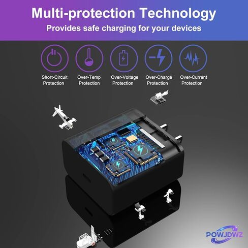 شاحن USB C بقدرة 45 وات شحن سريع للغاية من النوع C متوافق مع Samsung Galaxy S25 S24 S23 S22 Ultra S25+ S24+ S23+ S22+ والمزيد من السلسلة، شاحن هاتف Android PPS Wall وسلك كابل C بطول 6 أقدام (حزمة واحدة) in Kuwait