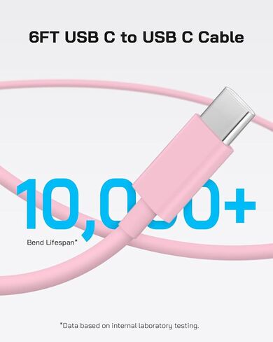 شاحن 35 وات iPhone 17 16 15 شحن سريع، 3 عبوات USB C شاحن من النوع C شواحن 6 أقدام من النوع C إلى C كابل لـ IP 17/17 Air/17 Plus/17 Pro Max/16/16 Pro/16 Plus/16 Pro Max/15 Series- أبيض in Kuwait