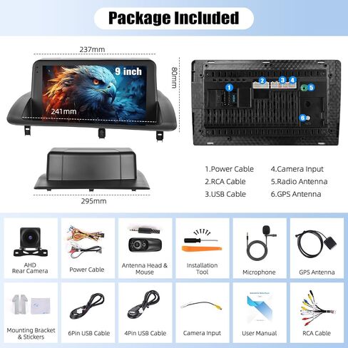 4G + 64G ستيريو سيارة أندرويد لكزس CT200 2011 2012 2013 2014 2015 2016 2017 2018 مع Carplay اللاسلكي Android Auto 9 بوصة تعمل باللمس رئيس وحدة استبدال الكاميرا الاحتياطية WiFi GPS RDS Bluetooth in Kuwait