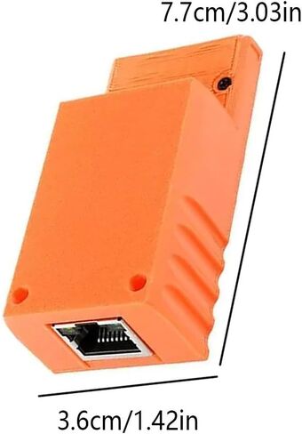 ZEZEFUFU 1PC Orange Portable Broadband Adaptor Simulator For ETH2GC Gaming Accessories in Saudi Arabia