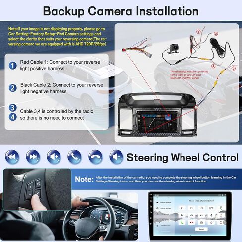 Qualcomm 8 Core 4+64G Radio for Toyota Camry 2000 2001 2002 2003 2004 2005 2006, Android Camry Car Stereo -Carplay/Android Auto/Bluetooth 5.1/SWC/FM RDS/9 inches Touch Screen in Saudi Arabia