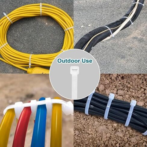 50pcs Reusable nylon cable ties - suitable for cable management and organization in homes, gardens, and offices, Black in Saudi Arabia