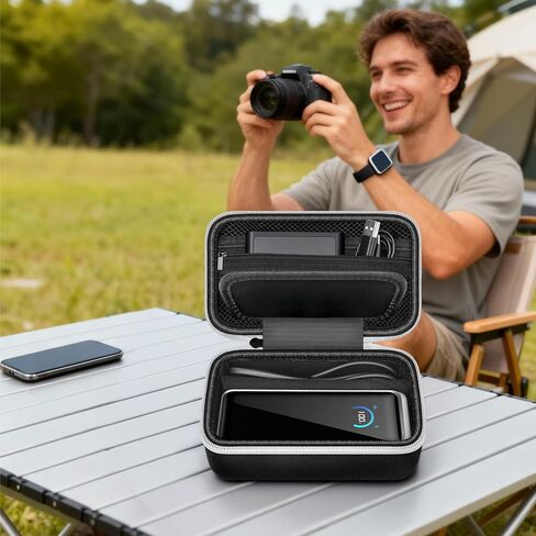 حافظة بنك الطاقة متوافقة مع بنك الطاقة Anker Prime 26,250/ 27,650/25,000/ 24,000 مللي أمبير (737) باور بانك، منظم تخزين مطور لقاعدة الشحن، كابل للسفر التجاري والاستخدام الخارجي (الصندوق فقط) in Kuwait