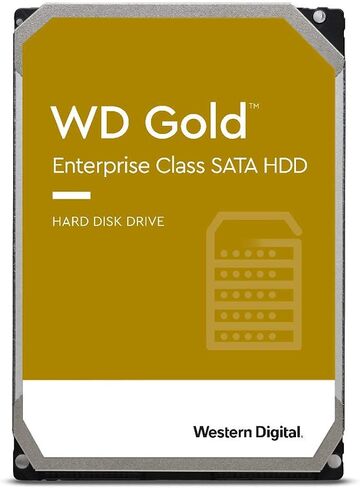 محرك الأقراص الصلبة الداخلي ويسترن ديجيتال 6 تيرابايت WD Gold Enterprise Class - فئة 7200 دورة في الدقيقة، SATA 6 جيجابايت/ثانية، ذاكرة تخزين مؤقت 256 ميجابايت، 3.5 بوصة - WD6003FRYZ (متجدد) in Kuwait