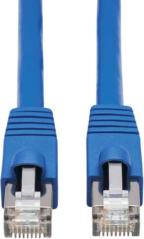 Tripp Lite Cat6a 10G Ethernet Cable, PoE, CMR-LP, Snagless F/UTP Network Patch Cable (RJ45 M/M), Blue, 3 ft. (N261P-003-BL) in Saudi Arabia