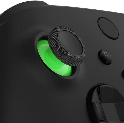 عصا إبهام بديلة مناسبة لجهاز Xbox Series X/S، طقم إصلاح عصا التحكم مناسب لوحدة تحكم Xbox اللاسلكية، أزرار عصا تناظرية مخصصة تناسب وحدة تحكم Xbox One S/X/Elite - أخضر وأسود in Saudi Arabia