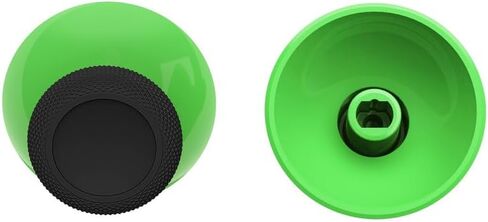 عصا إبهام بديلة مناسبة لجهاز Xbox Series X/S، طقم إصلاح عصا التحكم مناسب لوحدة تحكم Xbox اللاسلكية، أزرار عصا تناظرية مخصصة تناسب وحدة تحكم Xbox One S/X/Elite - أخضر وأسود in Saudi Arabia