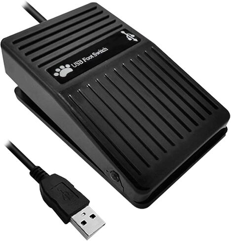 Meichoon USB دواسة القدم واحدة ميكانيكية للتحكم في مفتاح الضغط محاكي مخصص مجموعة الاختصار مفتاح للحصول على الصور الطبية لعبة معدات الكمبيوتر مع كابل 2 متر/78.7 بوصة in Saudi Arabia