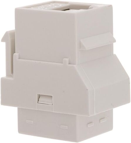 Cat6 كيستون مقرنة مضمنة، أسود، RJ45 أنثى إلى موصل أنثى، CableWholesale in Kuwait