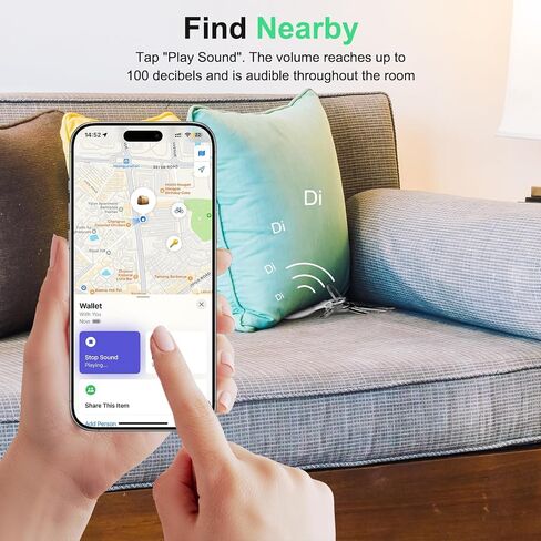 تعمل علامة Air Tracker مع Apple Find My (iOS فقط) وتتضمن بطارية قابلة للاستبدال، ومكتشف المفاتيح الذكي عبر البلوتوث للمفاتيح، والأمتعة، والمحفظة، والحيوانات الأليفة، والسيارة، والدراجة (أبيض، 4 عبوات) in Kuwait