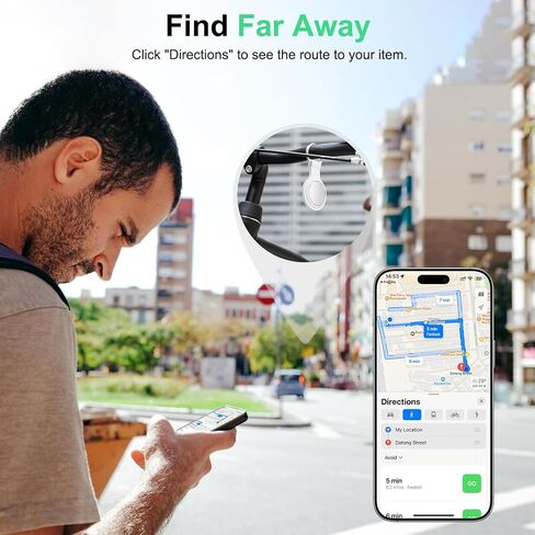 تعمل علامة Air Tracker مع Apple Find My (iOS فقط) وتتضمن بطارية قابلة للاستبدال، ومكتشف المفاتيح الذكي عبر البلوتوث للمفاتيح، والأمتعة، والمحفظة، والحيوانات الأليفة، والسيارة، والدراجة (أبيض، 4 عبوات) in Kuwait