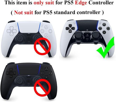 IVYUEEN for PlayStation 5 PS5 Edge Controller Graffiti Blood Anti-Slip Protective Skin Cover, Silicone Case for DualSense Edge Controller Grip with Touch Pad Sticker Accessories in Saudi Arabia