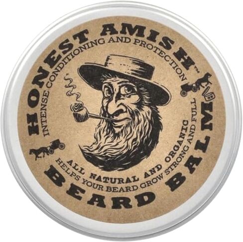 Honest Amish Beard Balm - New Large 4 Ounce Twist Tin in Saudi Arabia