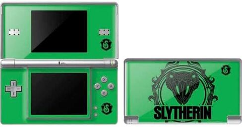 Skinit Decal Gaming Skin Compatible with DS Lite - Officially Licensed Warner Bros Slytherin Illustration Design in Saudi Arabia