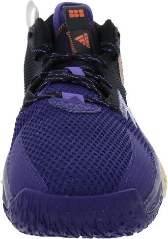 حذاء كرة السلة Dame 8 للجنسين من adidas، أبيض/أسود/رمادي، 13.5 US للرجال in Saudi Arabia