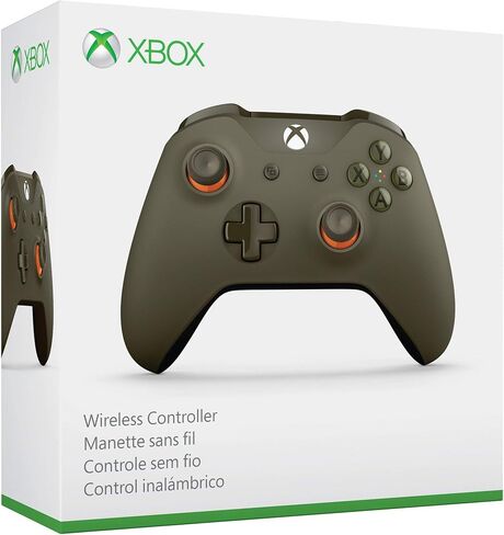 وحدة تحكم Xbox اللاسلكية - أخضر / برتقالي (متجددة) in Saudi Arabia