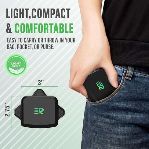 Rush Charge Universe 4 Pack 3 in 1 Portable Charger – 3300 Mah 2.4A High-Speed Fast Charging Compatible with iPhone and Android Lightning, Type C, Micro-USB (Black/White/Purple/Blue) in Kuwait