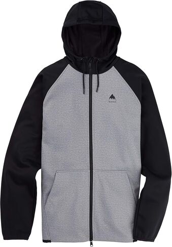 Burton Men's Standard Crown Weatherproof Full-Zip Fleece, True Black, Medium in Saudi Arabia