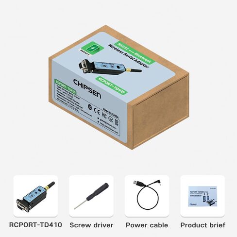 RCPORT-TD410 Battery Long Range Bluetooth RS232 Serial Adapter Wireless 300M D-SUB9(F) in Saudi Arabia