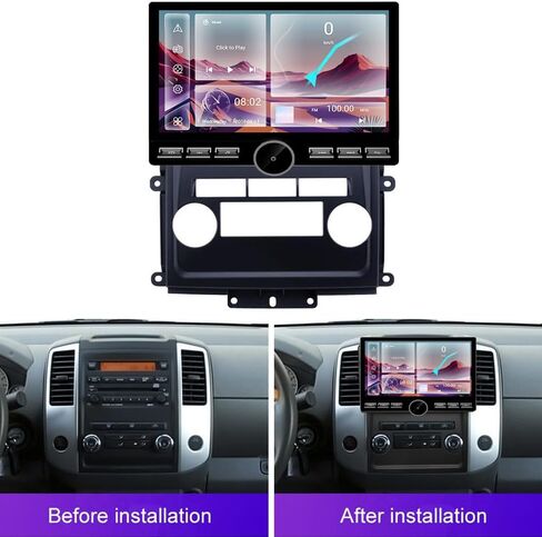 for 2009-2012 Nissan Frontier Xterra Radio Apple CarPlay Android 15 Car Stereo with Android Auto 10.8'' Touch Screen Bluetooth Car Audio Receiver Support SWC GPS WiFi Backup Camera FM RDS in Kuwait