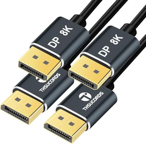 كابل DisplayPort 1.4 بطول 10 أقدام - كابل رفيع للغاية ورقيق 8K 4K DP لأجهزة الكمبيوتر المحمول والكمبيوتر الشخصي والشاشة in Kuwait