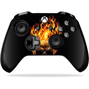 غلاف MightySkins متوافق مع وحدة تحكم Microsoft Xbox One X - Hot Head | غطاء ملتف واقٍ ومتين وفريد ​​من نوعه من الفينيل | سهل التطبيق والإزالة وتغيير الأنماط | صنع في الولايات المتحدة الأمريكية in Kuwait
