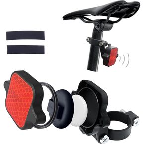Bike Mount Reflector Holder for Airtag, Hidden Bicycle Seatpost Mount, Anti-Theft E Bike GPS Tracker Accessory, Mountain eBike Reflector Holder, Red in Saudi Arabia