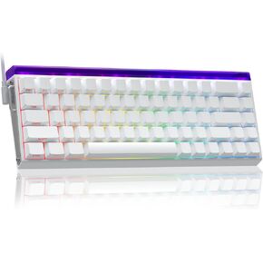 Aula Hero 68 HE 60% Gaming Keyboard Wired, Hall Effect Magnetic Switch Keyboard with Adjustable Actuation, Fast Trigger Mode, 8K Hz Polling Rate, 0.125ms Latency,PBT Keycaps, RGB Backlit (Renewed) in Kuwait