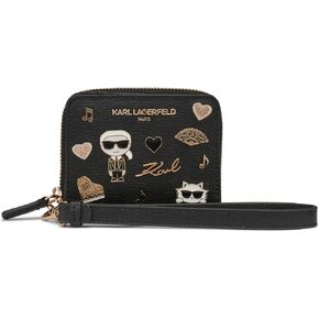 محفظة جاكلين Slg للنساء من KARL LAGERFELD Paris، أخضر زيتوني، مقاس واحد in Kuwait