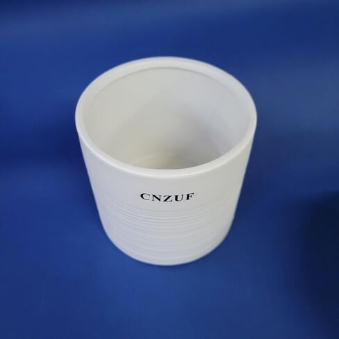 CNZUF Flower pots Premium White Ceramic Flower Pot – Elegant, Durable, and Versatile Planter for Indoor & Outdoor Use in Saudi Arabia