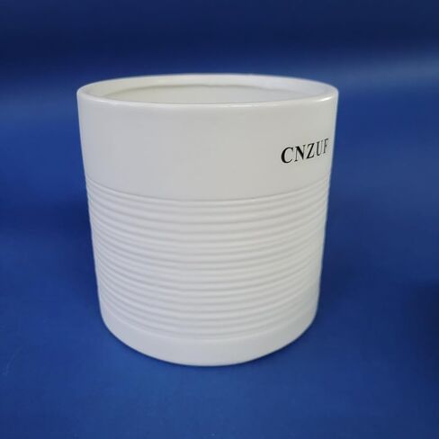 CNZUF Flower pots Premium White Ceramic Flower Pot – Elegant, Durable, and Versatile Planter for Indoor & Outdoor Use in Saudi Arabia