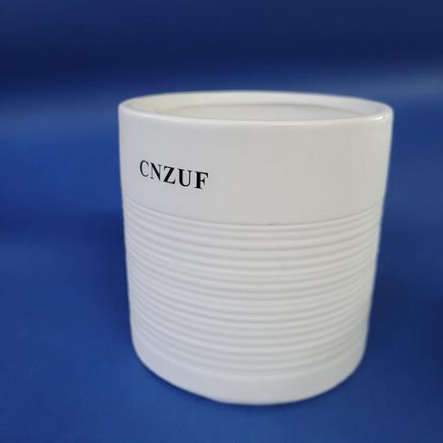 CNZUF Flower pots Premium White Ceramic Flower Pot – Elegant, Durable, and Versatile Planter for Indoor & Outdoor Use in Saudi Arabia