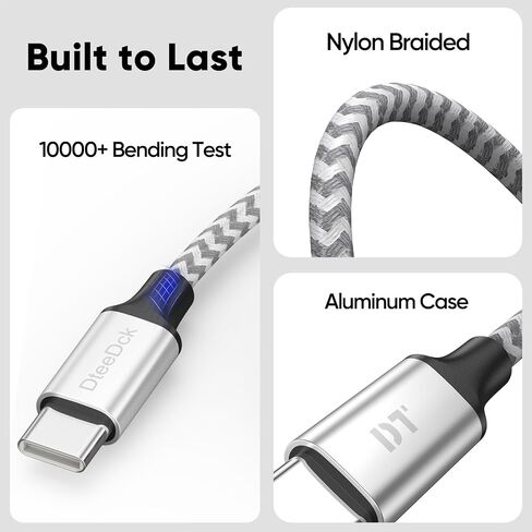 كابل USB C بطول 25 قدمًا بطول إضافي 40 وات للشحن السريع من النوع C، USBC 2.0 إلى USB-C شحن سريع لهاتف iPhone 17/16/15 Android والكمبيوتر اللوحي وكاميرا Dash Cam وكاميرا ويب وجهاز التحكم في الألعاب in Kuwait