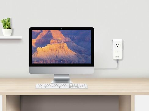 TP-LINK TL-PA8030P KIT AV1200 3-Port Gigabit Passthrough Powerline Starter Kit، مع محول Power Outlet Pass-Through، حتى 1200 ميجابت في الثانية in Kuwait