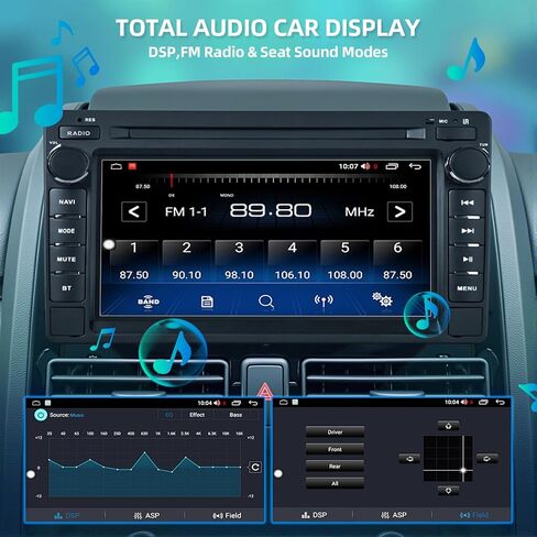 7 بوصة IPS تعمل باللمس مزدوج الدين راديو ستيريو للسيارة CarPlay Android Auto لسيارة Chevy Silverado 2007-2014 Tahoe Suburban GMC Sierra Yukon، كاميرا احتياطية عالية الدقة متضمنة، Android 13 2+64GB بلوتوث in Saudi Arabia