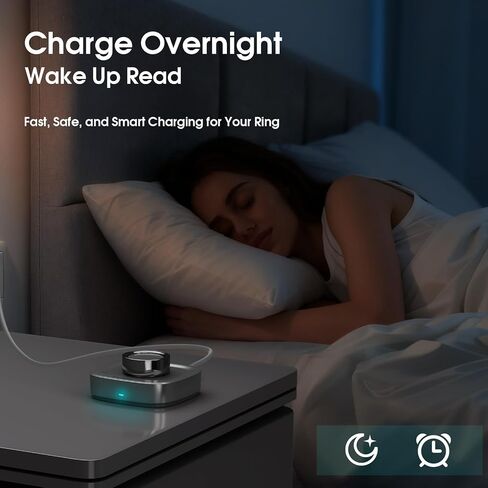 Compatible with Oura Ring Gen 4 Charger - Size 10 - Portable Replacement Fast Charging Dock with USB-C Cable for Smart Ring in Saudi Arabia