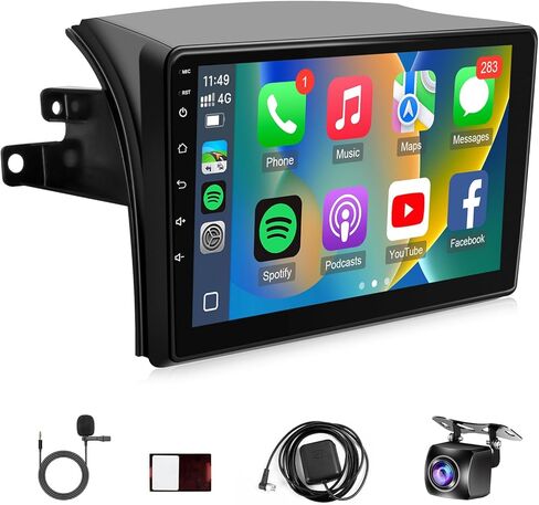ستيريو راديو السيارة Android 12 لسيارة Toyota Sienna 2004-2010 - لإصدار J.B.L، وحدة رأس شاشة تعمل باللمس IPS مقاس 9 بوصة لراديو Sienna مع Carplay، Android Auto، GPS، BT، WiFi، SWC + Canbus + MIC + كاميرا AHD in Kuwait
