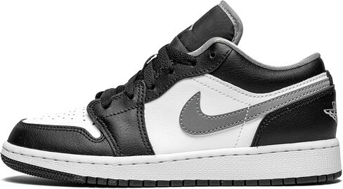 Jordan رجالي Air Jordan 1 منخفض 553558 040 أسود/رمادي فاتح - مقاس in Saudi Arabia