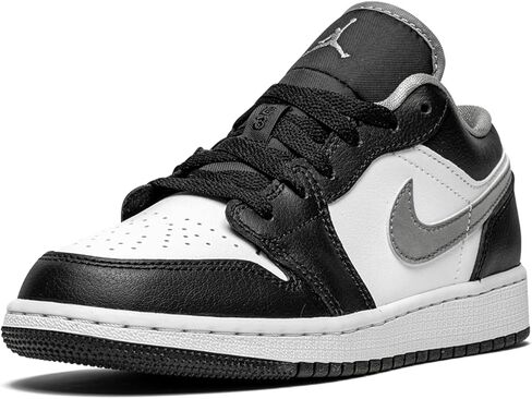 Jordan رجالي Air Jordan 1 منخفض 553558 040 أسود/رمادي فاتح - مقاس in Saudi Arabia