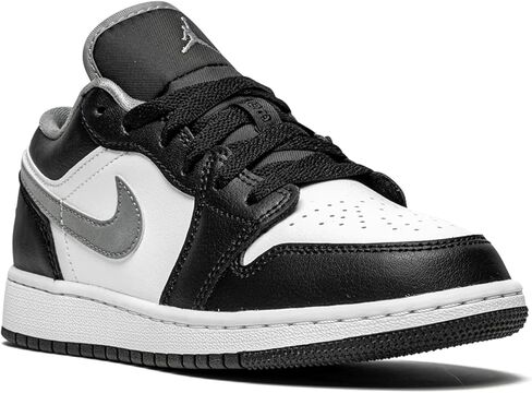 Jordan رجالي Air Jordan 1 منخفض 553558 040 أسود/رمادي فاتح - مقاس in Saudi Arabia