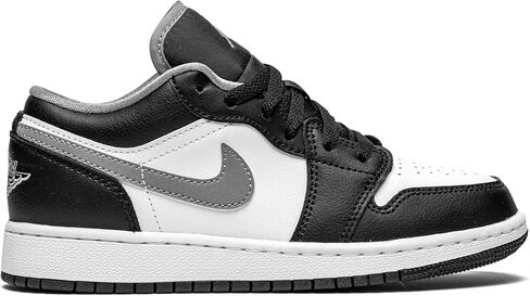 Jordan رجالي Air Jordan 1 منخفض 553558 040 أسود/رمادي فاتح - مقاس in Saudi Arabia