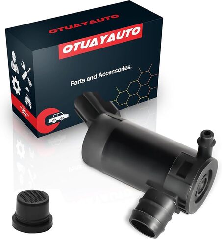 OTUAYAUTO 05179153AC Windshield Washer Pump with Filter Grommet, Replacement For Jeep Grand Cherokee Wrangler Commander/Dodge Grand Caravan Durango Journey/Chrysler Town & Country Aspen in Saudi Arabia