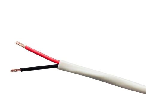 سلك مكبر صوت Monoprice - 12 AWG، 2 موصل، تصنيف الدفن، خارجي، سترة مقاومة للماء، 100% من النحاس العاري النقي مع موصلات مرمزة بالألوان، 1000 قدم، رمادي in Kuwait