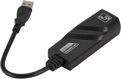 AkoMatial Durable High Speed USB 3.0 to 10/100/1000Mbps Gigabit RJ45 Ethernet LAN Network Adapter for PL6U3 in Saudi Arabia