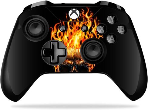غلاف MightySkins متوافق مع وحدة تحكم Microsoft Xbox One X - Hot Head | غطاء ملتف واقٍ ومتين وفريد ​​من نوعه من الفينيل | سهل التطبيق والإزالة وتغيير الأنماط | صنع في الولايات المتحدة الأمريكية in Kuwait