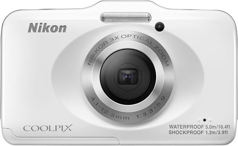 Nikon COOLPIX S31 10.1 MP Waterproof Digital Camera with 720p HD Video (White) (Old Model) (Renewed) in Saudi Arabia