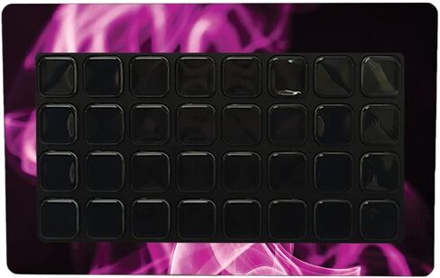 MightySkins Skin Compatible with Elgato Stream Deck XL - Pink Flames | Protective, Durable, and Unique Vinyl Decal wrap Cover | Easy to Apply, Remove, and Change Styles | Made in The USA in Saudi Arabia