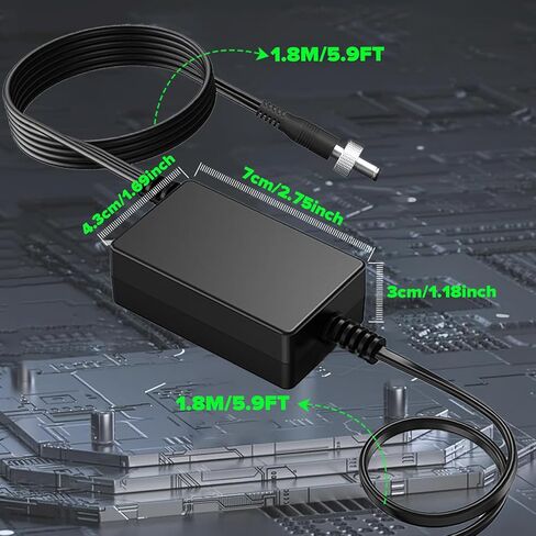 محول تيار متردد 15 فولت متوافق مع سلك الطاقة المدمج Shure PS43US لأجهزة الاستقبال اللاسلكية GLX4 وULX4. in Kuwait