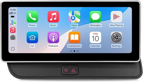 شاشة لمس 10.25 بوصة للوسائط المتعددة Audi Q5 (2009-2017) CarPlay Android Auto Upgrade Factory راديو السيارة يحتفظ بنظام الاستريو الأصلي (Linux Q5 Multimedia) in Kuwait